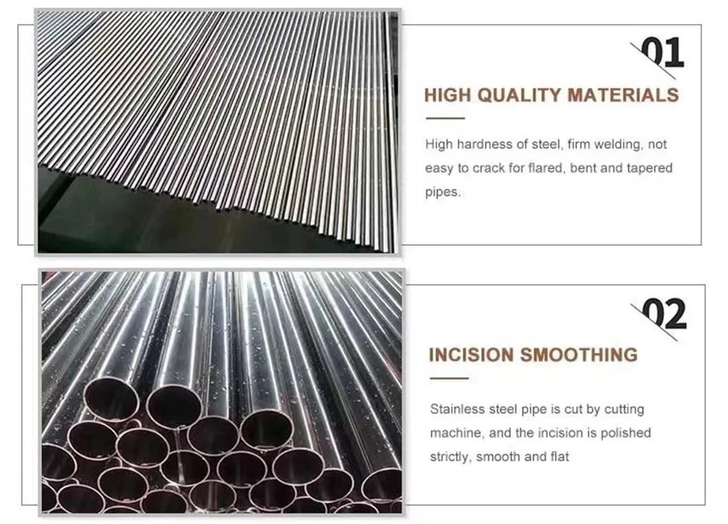 Welded Stainless Steel Tube/Stainless Steel Pipe S32750 Duplex Stainless Steel Welded Pipes