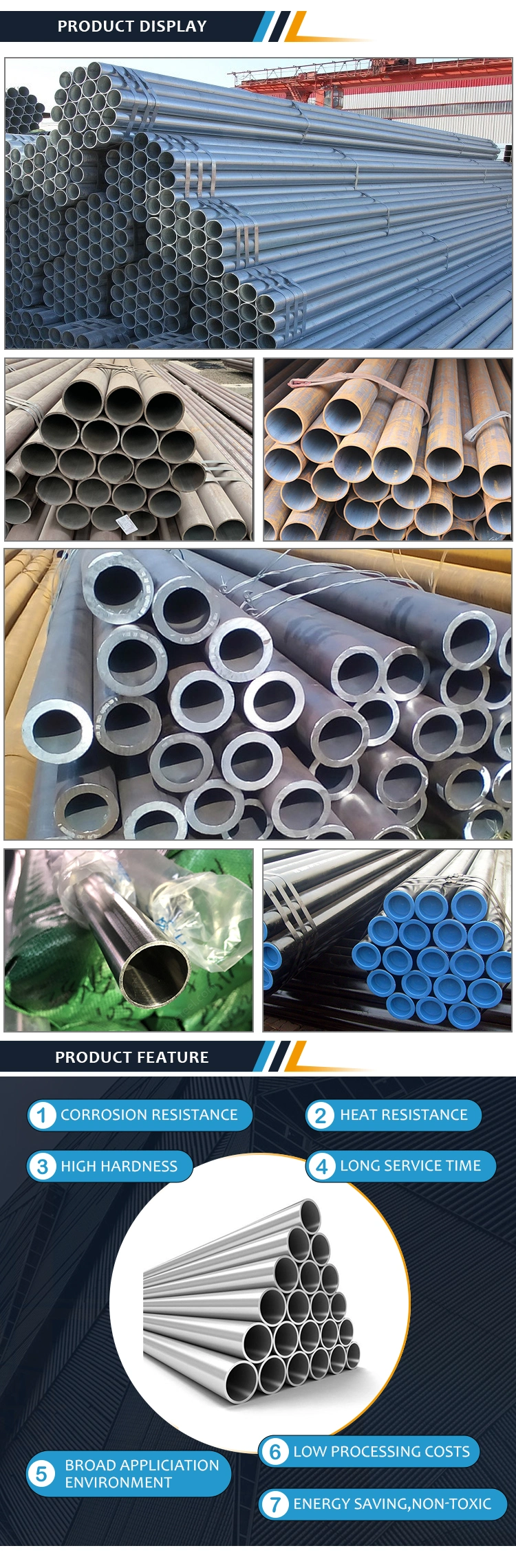 S32205 Stainless Steel Pipe 2205 Duplex Stainless Steel Seamless Pipe